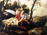 Laurent de la Hyre Abraham Sacrificing Isaac Spain oil painting artist